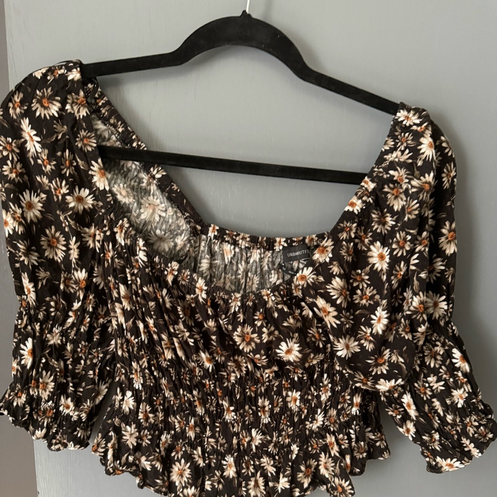 Floral crop top